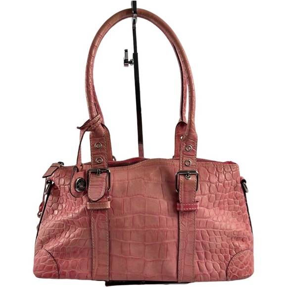Dooney & Bourke Handbags - Dooney & Bourke Crocodile Embossed florentine leather Handbag satchel
